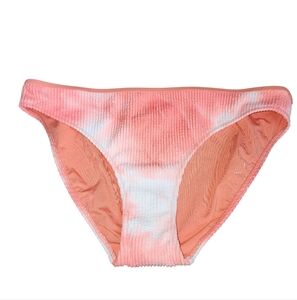 Aerie Pink and White Swim Bottom